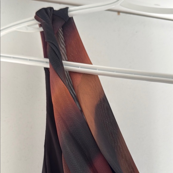 Dynamite Red One Shoulder Slip Dress Cocktail - Picture 2 of 3